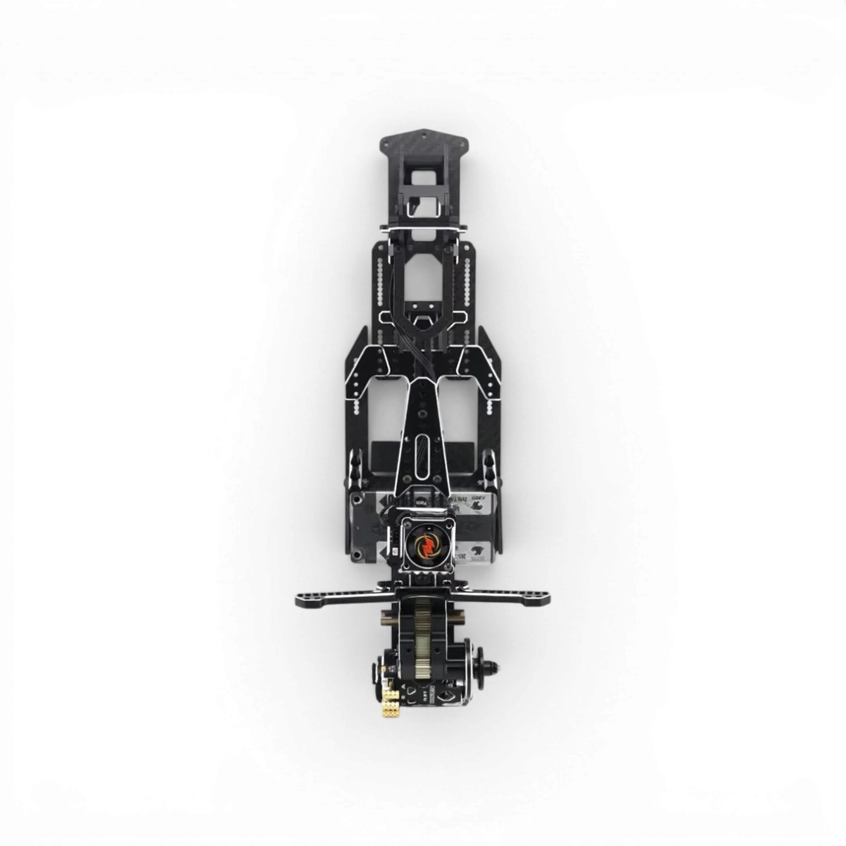 Conversion Shark complète noire pour YD2/MC-1, jouet de sport RhinoRacing, en plastique noir avec détails techniques visibles.