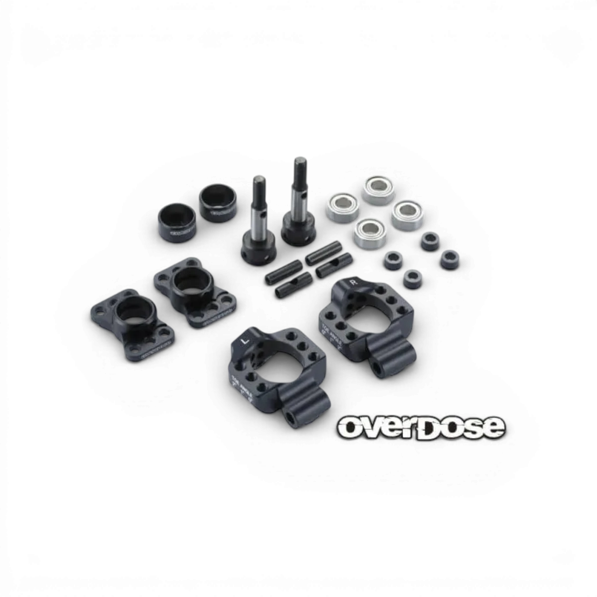 Noir - Fusées arrière en aluminium réglable pour OD/YOKOMO/REVED - OVERDOSE - DriftParadiZ