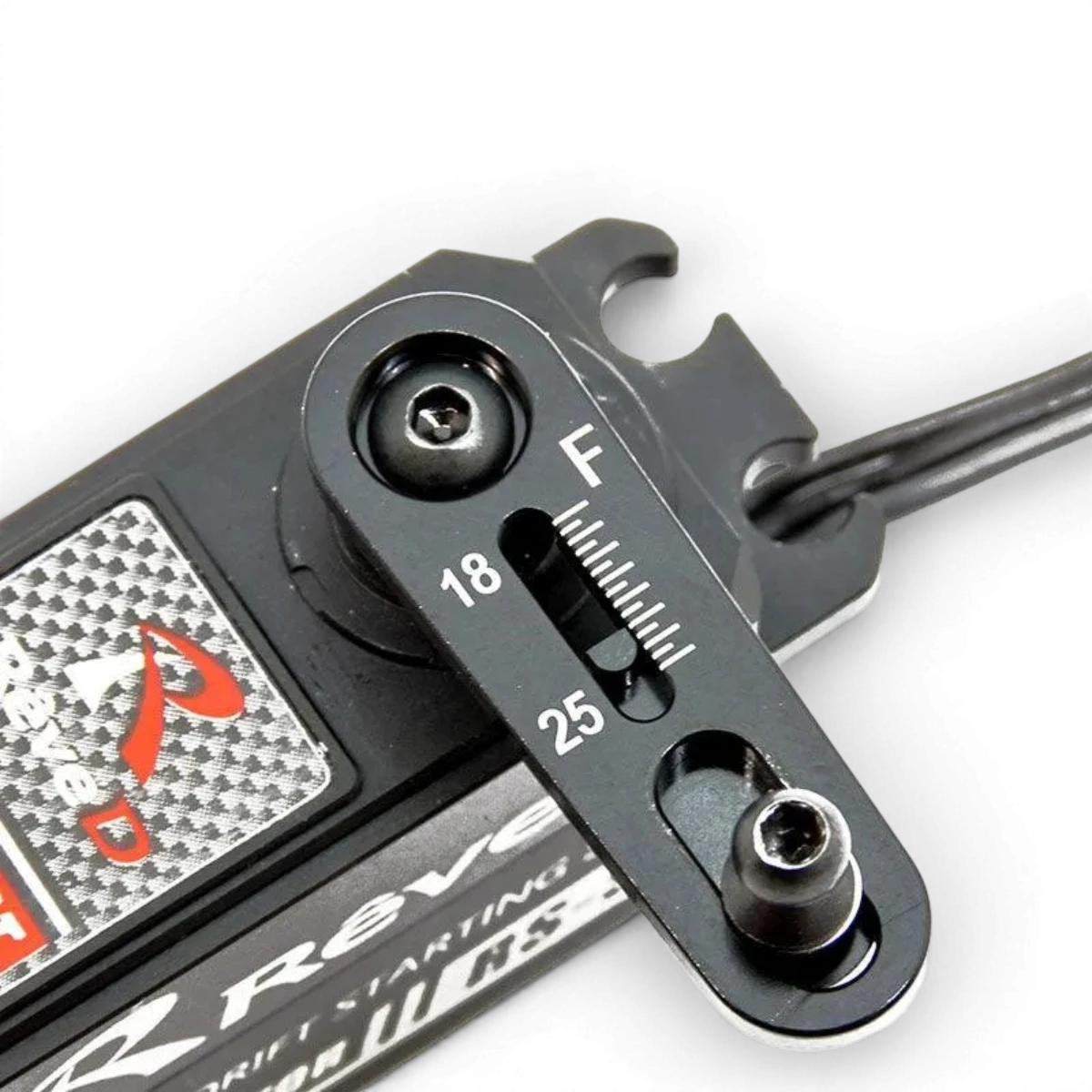 Palonnier réglable 18-25mm 25T Wrap-UP Next pour radiocommande Futaba, pièce de contrôle pour modèles réduits.