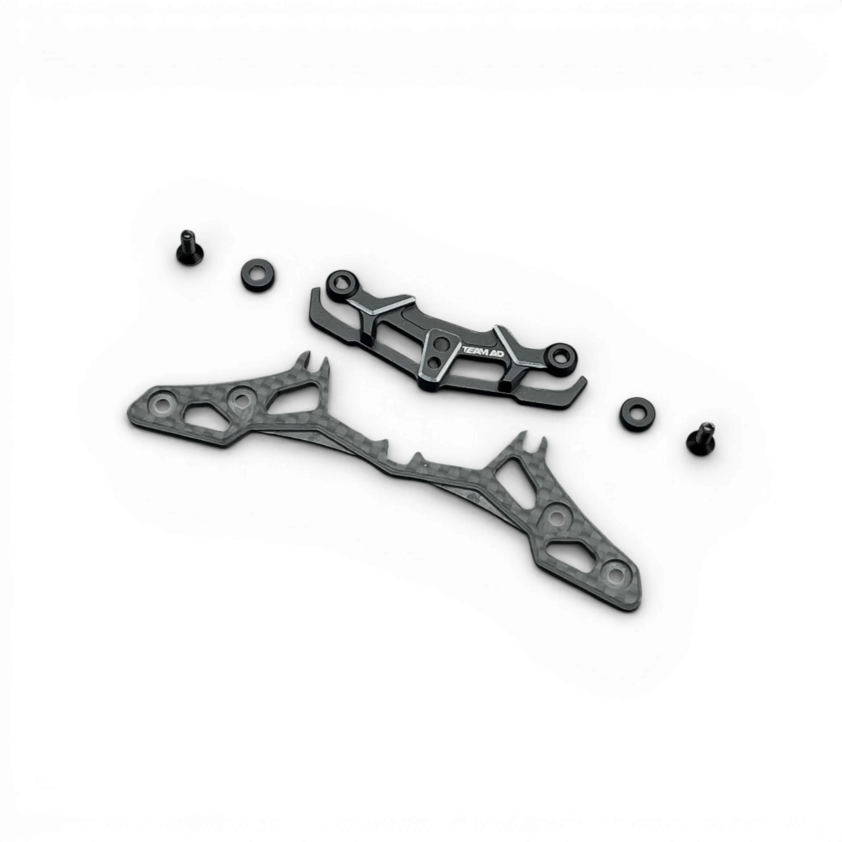 Pare-choc en carbone et aluminium pour voiture, design léger et résistant, fabriqué par TEAM AD.