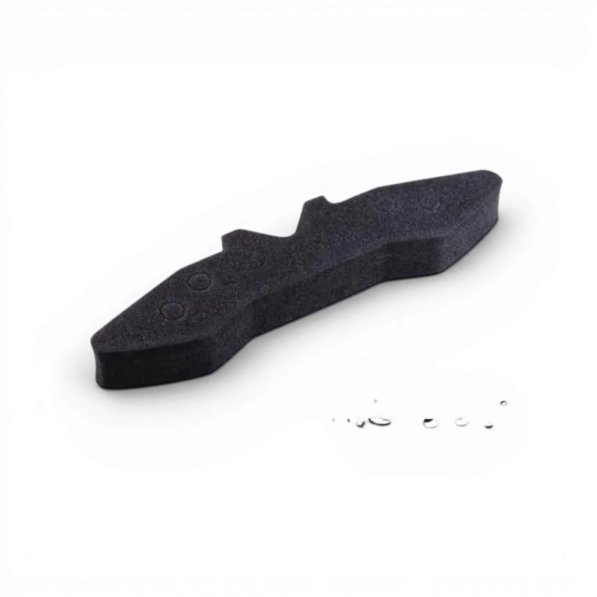 Pare-choc en Urethane Overdose, pièce détachée pour voiture, vue de face avec finition noire et logo Overdose.