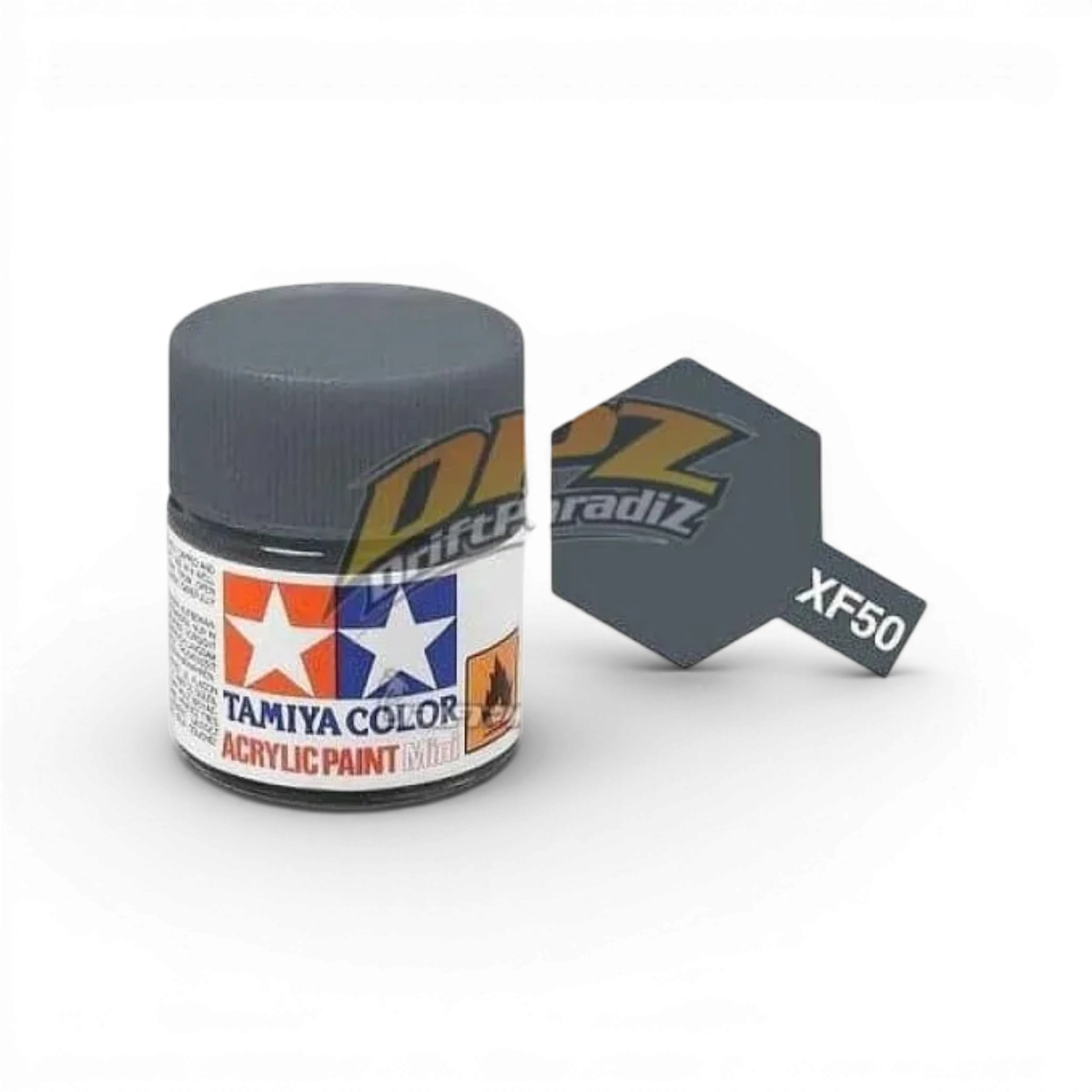 Peinture Bleu Campagne Mat XF50 de Tamiya, pot de peinture pour modélisme avec finition matte.