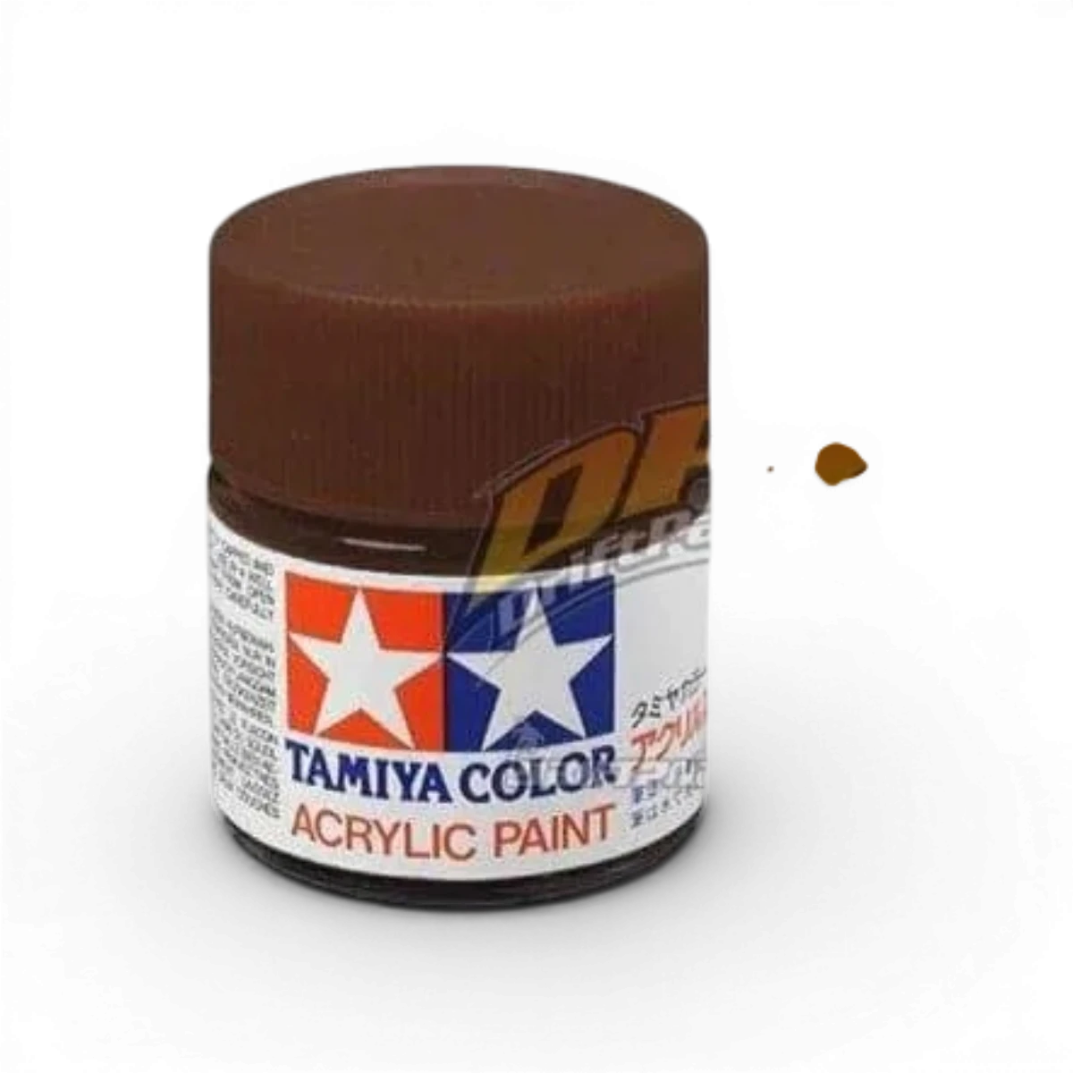 Peinture brun brillant X9 de Tamiya, flacon de peinture pour modélisme, couleur brun avec finition brillante.