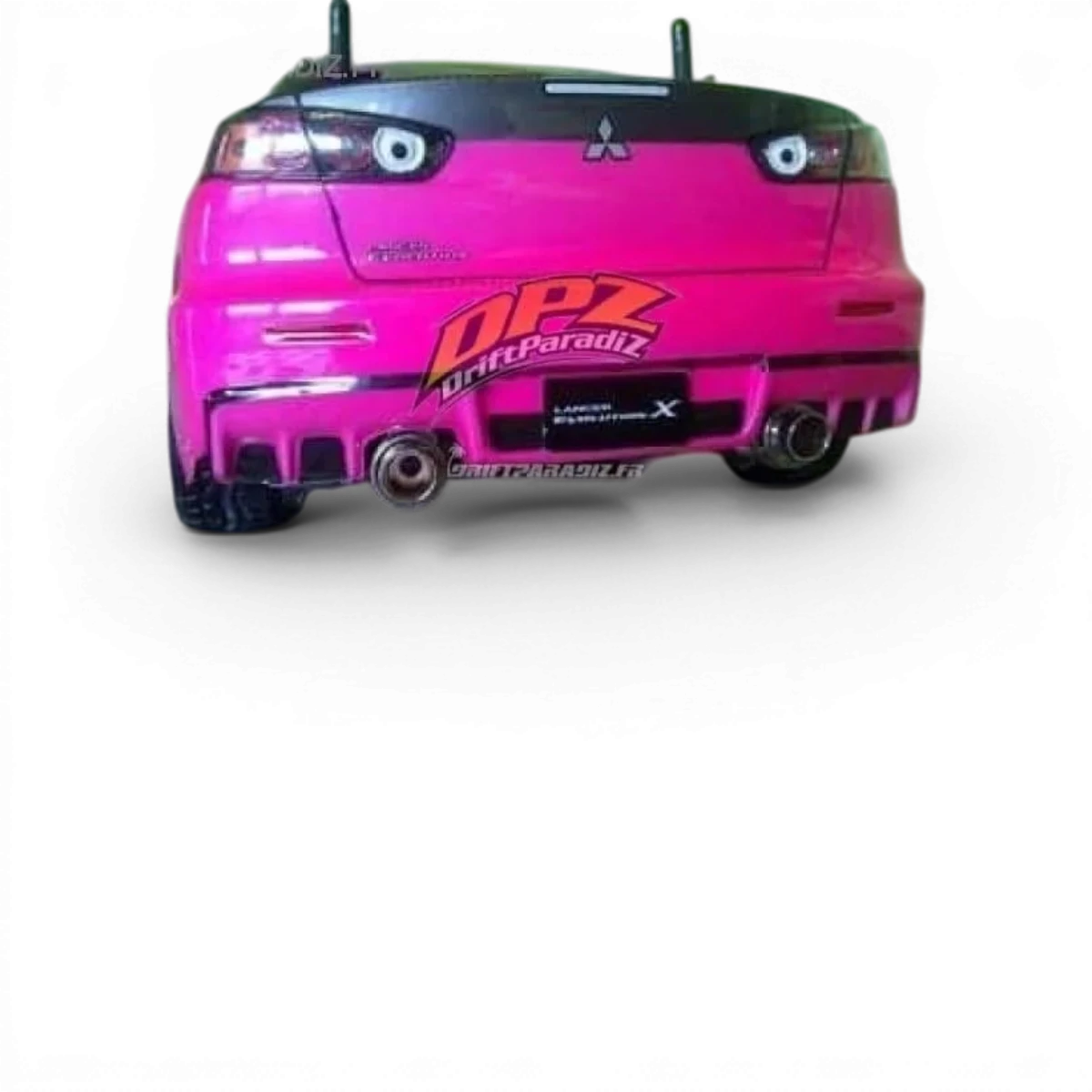 Peinture Lexan PS29 rose fluo de Tamiya, peinture pour carrosserie en plastique, vue de la bombe de peinture.