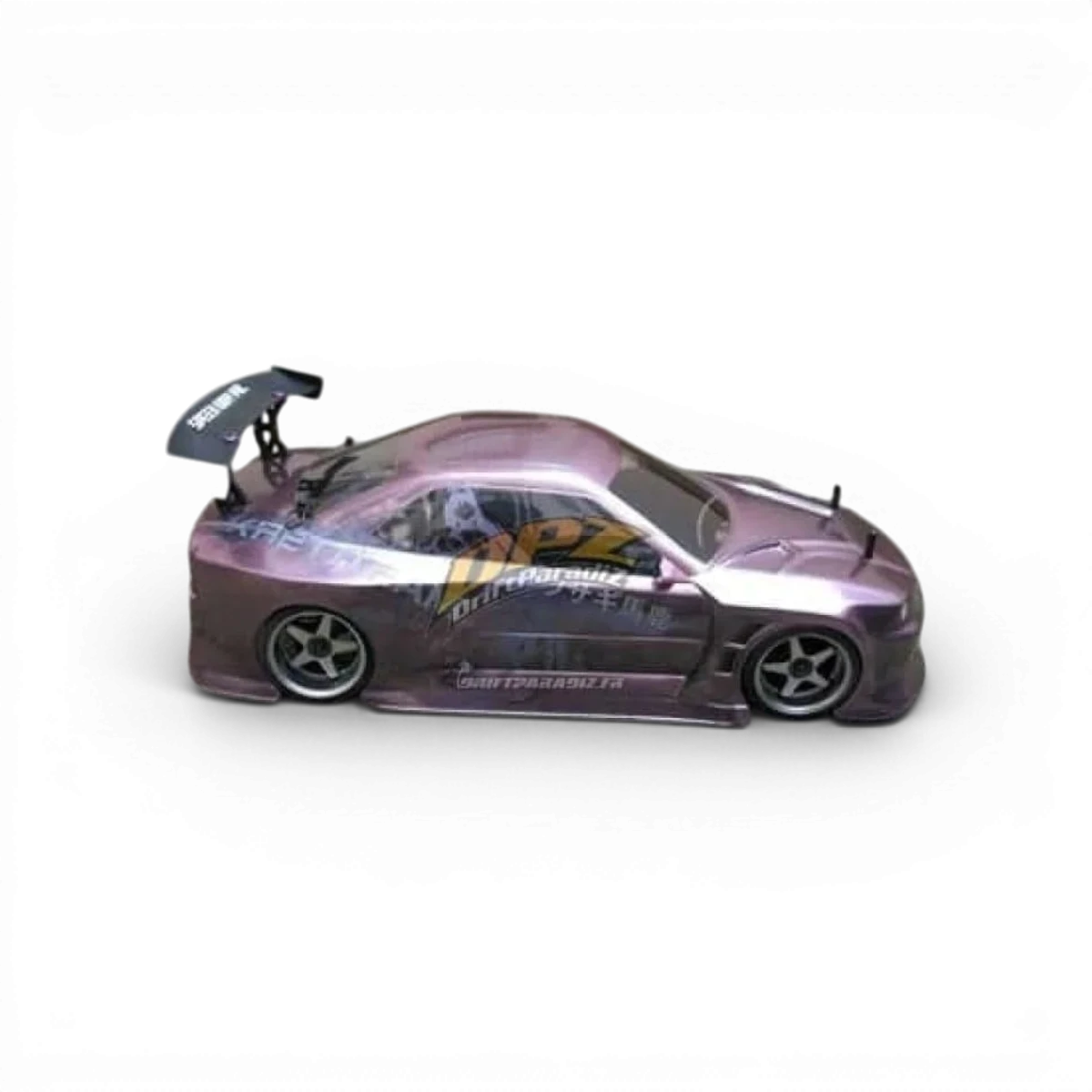 Peinture Lexan PS40 rose translucide Tamiya, peinture pour plastique, application lisse, idéale pour modélisme et carrosseries.