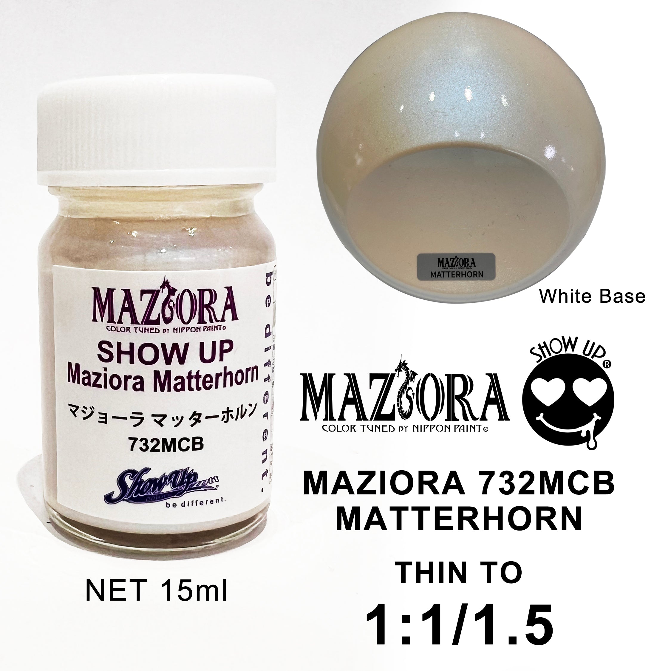 Peinture polarisée Maziora MATTERHORN - Show UP - 732MCB - DriftParadiZ