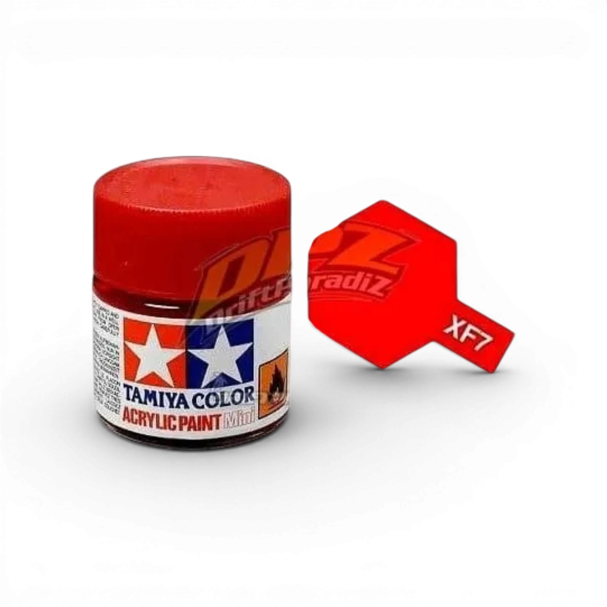 Peinture rouge mat XF7 de Tamiya, pot de peinture pour modèles et projets de peinture en aérosol.
