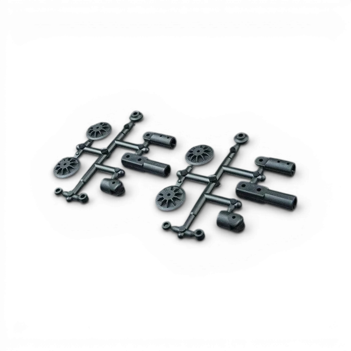 Pièces support carrosserie avant/arrière aimantées pour voitures, par Max Speed Technology, fixation solide pour modèles réduits.