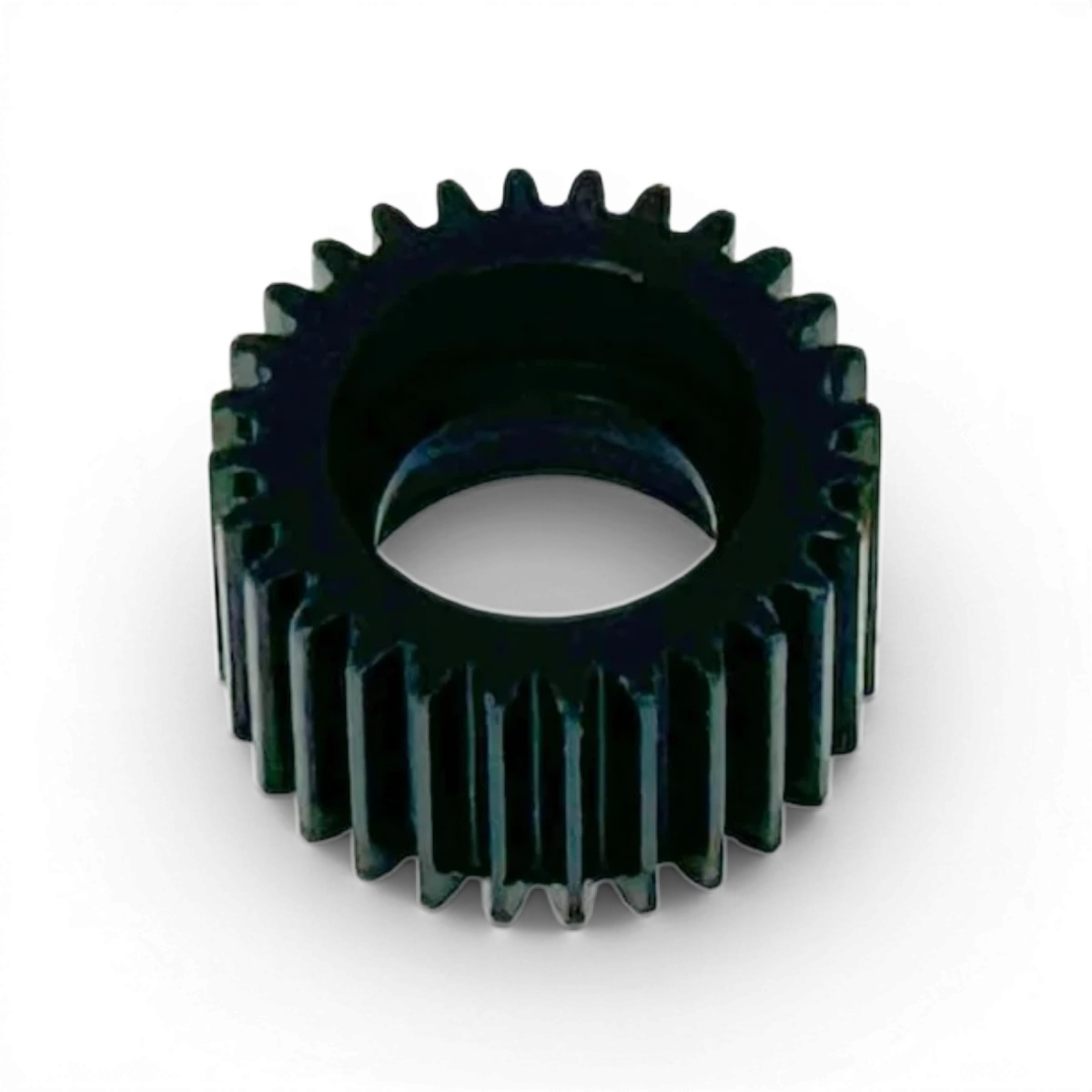 Pignon intermédiaire 28T pour système triple Idler, pièce détachée SHIBATA, visible en vue rapprochée.