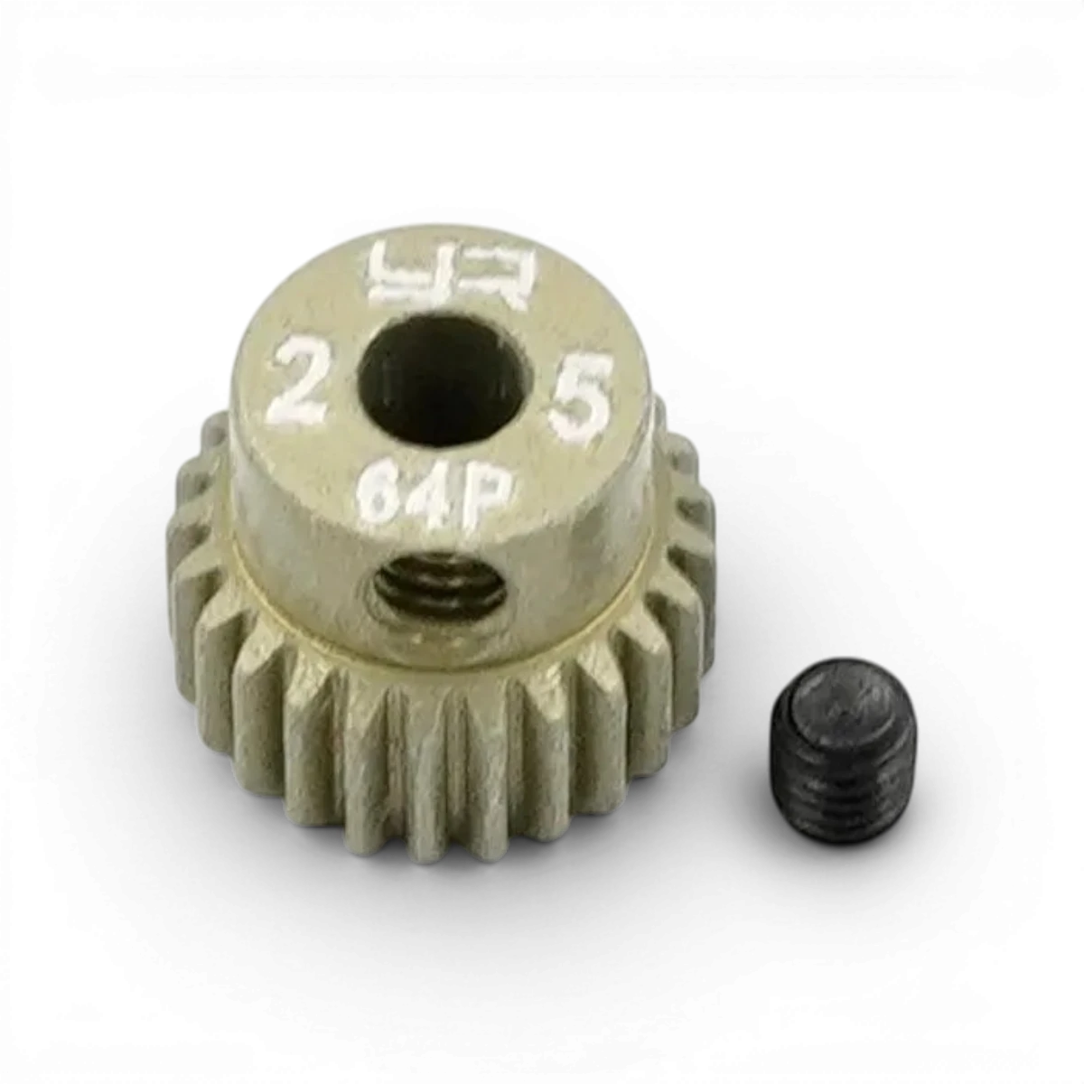 Pignon universel 1/10 Yeah Racing, 25 dents, 64dp, compatible avec voitures RC pour drift et course.