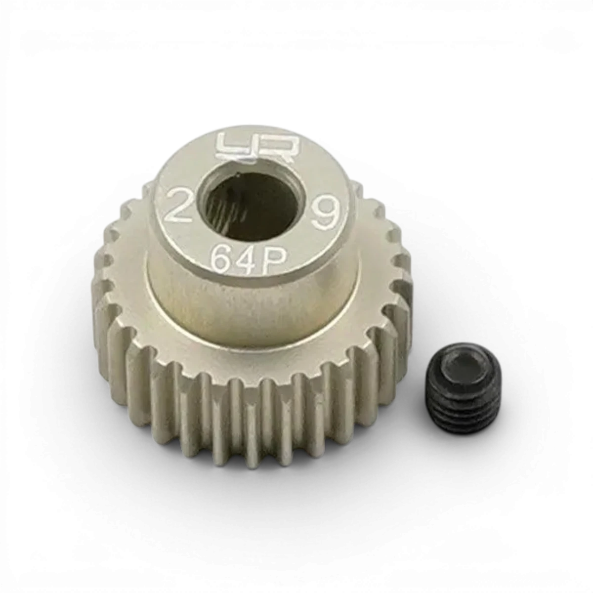 Pignon universel 1/10 Yeah Racing, 29 dents, 64dp, compatible avec voitures RC pour drift et modélisme.