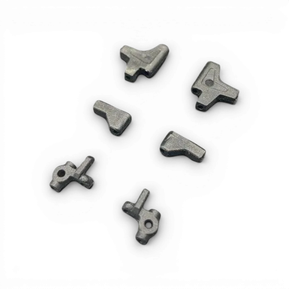 Pignons BMR-X BM Racing, composants en métal pour améliorations de performance, visibles en image.
