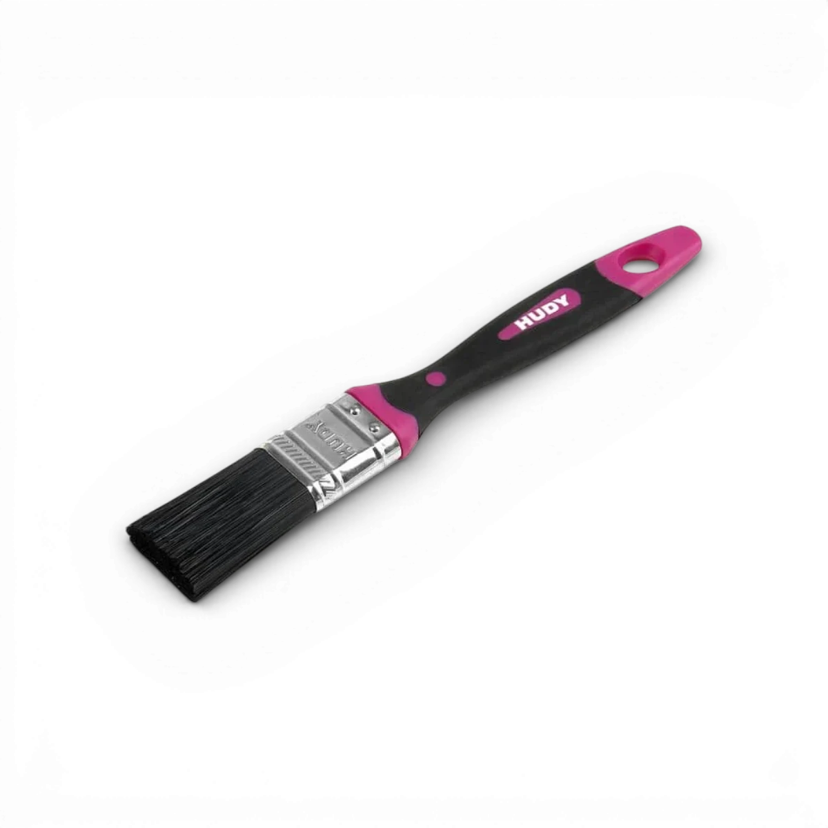 Pinceau de nettoyage petit et rigide de la marque Hudy, accessoire pour nettoyage précis de modèles réduits.