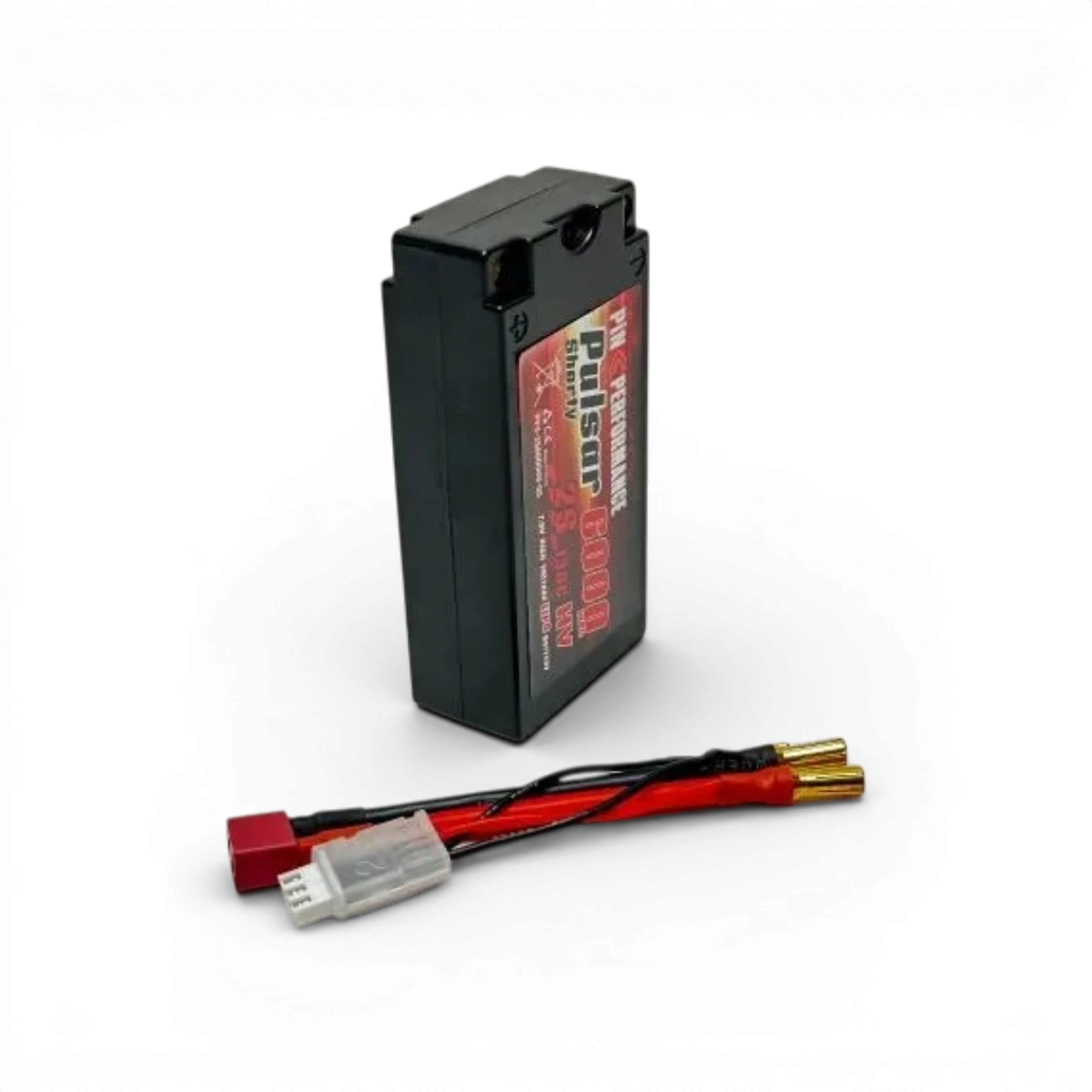 Batterie LiPo Pink Pulsar Shorty 2S 7,6V 6000mAh 130C pour drone, électronique de la marque Pink Performance.