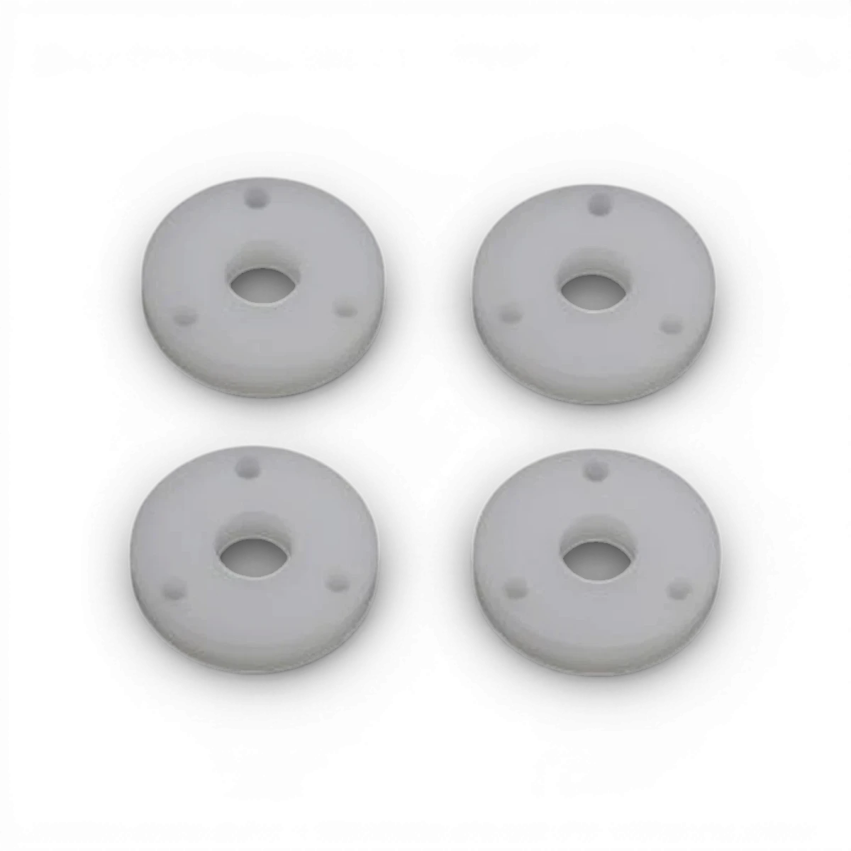 Pistons d’amortisseur à 3 trous SHIBATA, 4 pièces, pièces détachées pour suspension de voiture.
