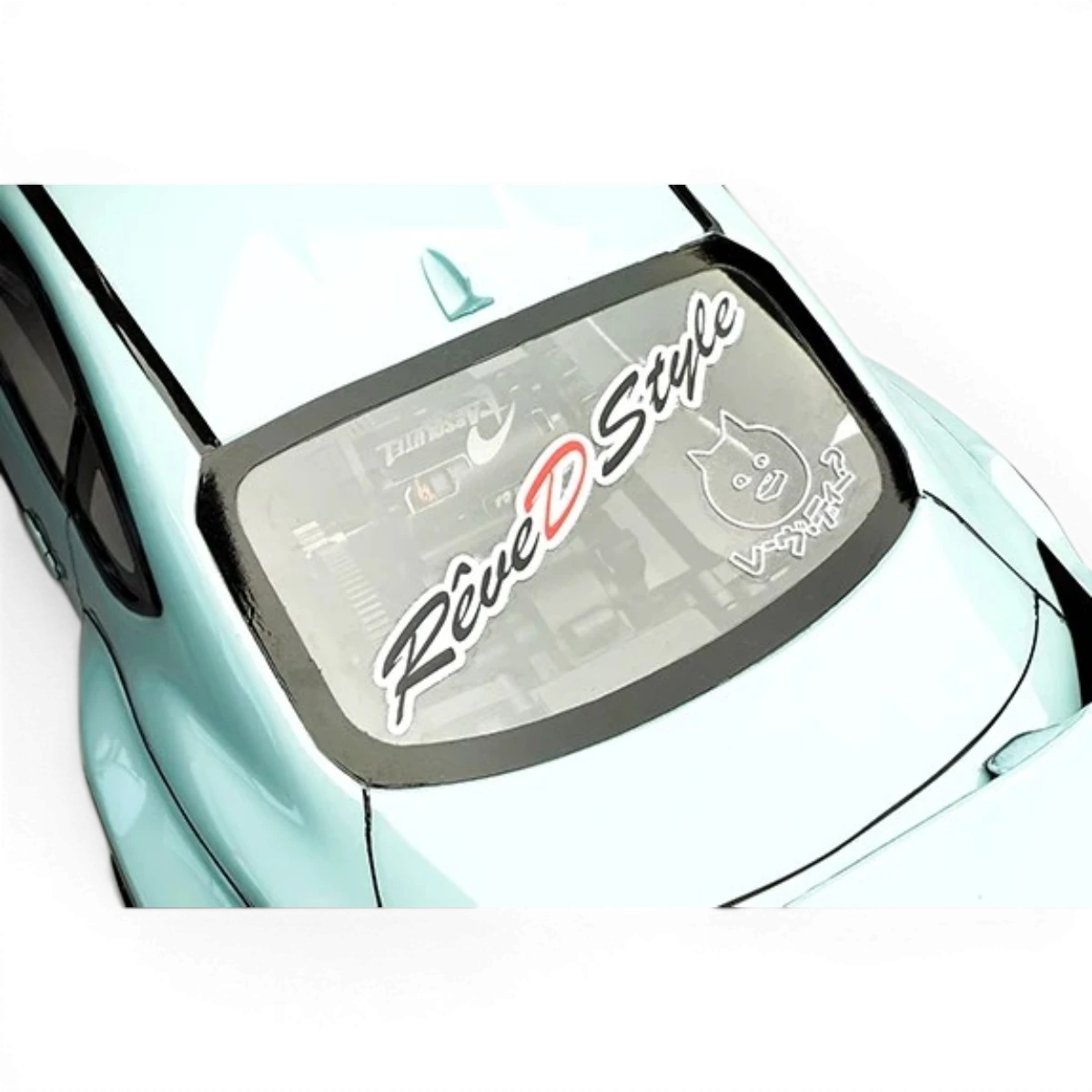 Planche autocollant 2025 Rêve D pour pièces détachées, design coloré avec logo Team Reve D, idéale pour personnaliser votre véhicule.