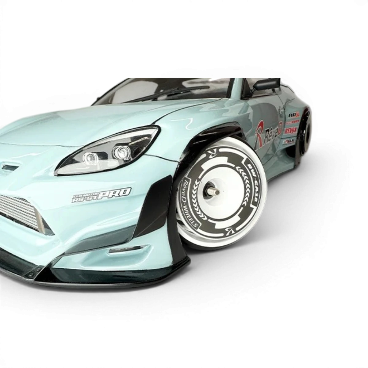 Planche autocollants 2025 Rêve D pour pièces détachées, design coloré avec logo Team Reve D, visible en détail sur la planche.