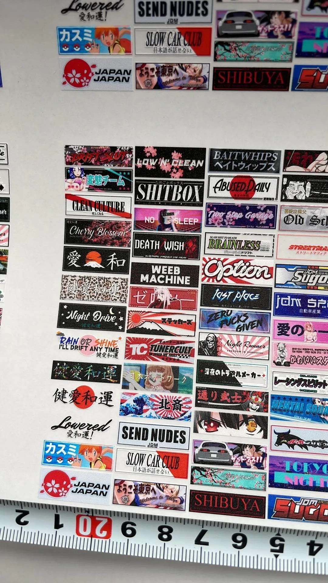 Planche slap stickers - 1 - BlackDrift - DriftParadiZ