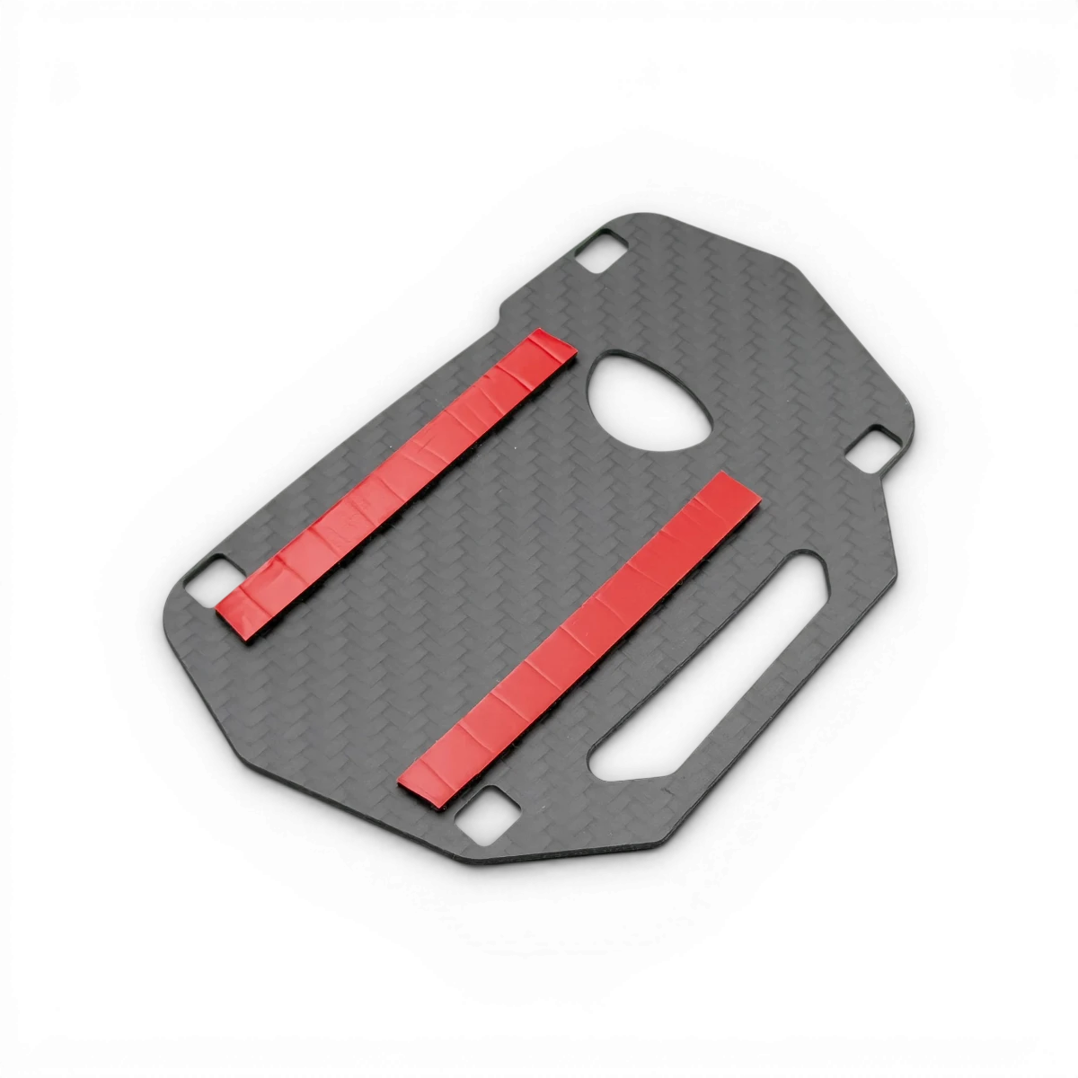 Plaque anti-basculement en carbone pour Sanwa MT44, compatible avec radiocommande KaizenRC, renforcée et légère.