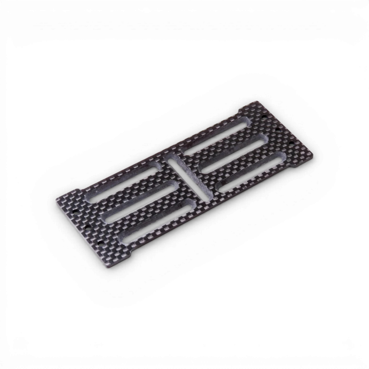 Plaque en carbone pour support de batterie ajustable, compatible avec Wrap-UP Next, fixation solide et légère pour véhicule.