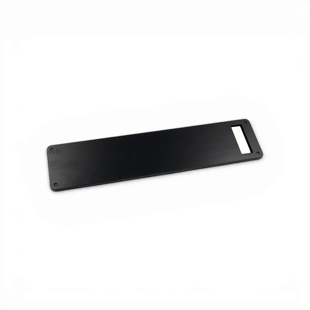 Plateau de rangement Slim en aluminium et carbone noir, accessoire robuste de la marque Yeah Racing, pour organisation efficace.