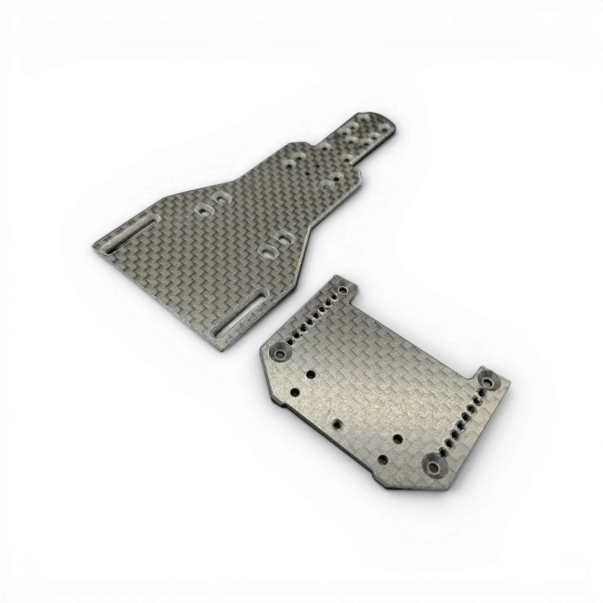 Platine en carbone BMRX BM Racing, légère et résistante, avec surface lisse et design moderne, vue de face.