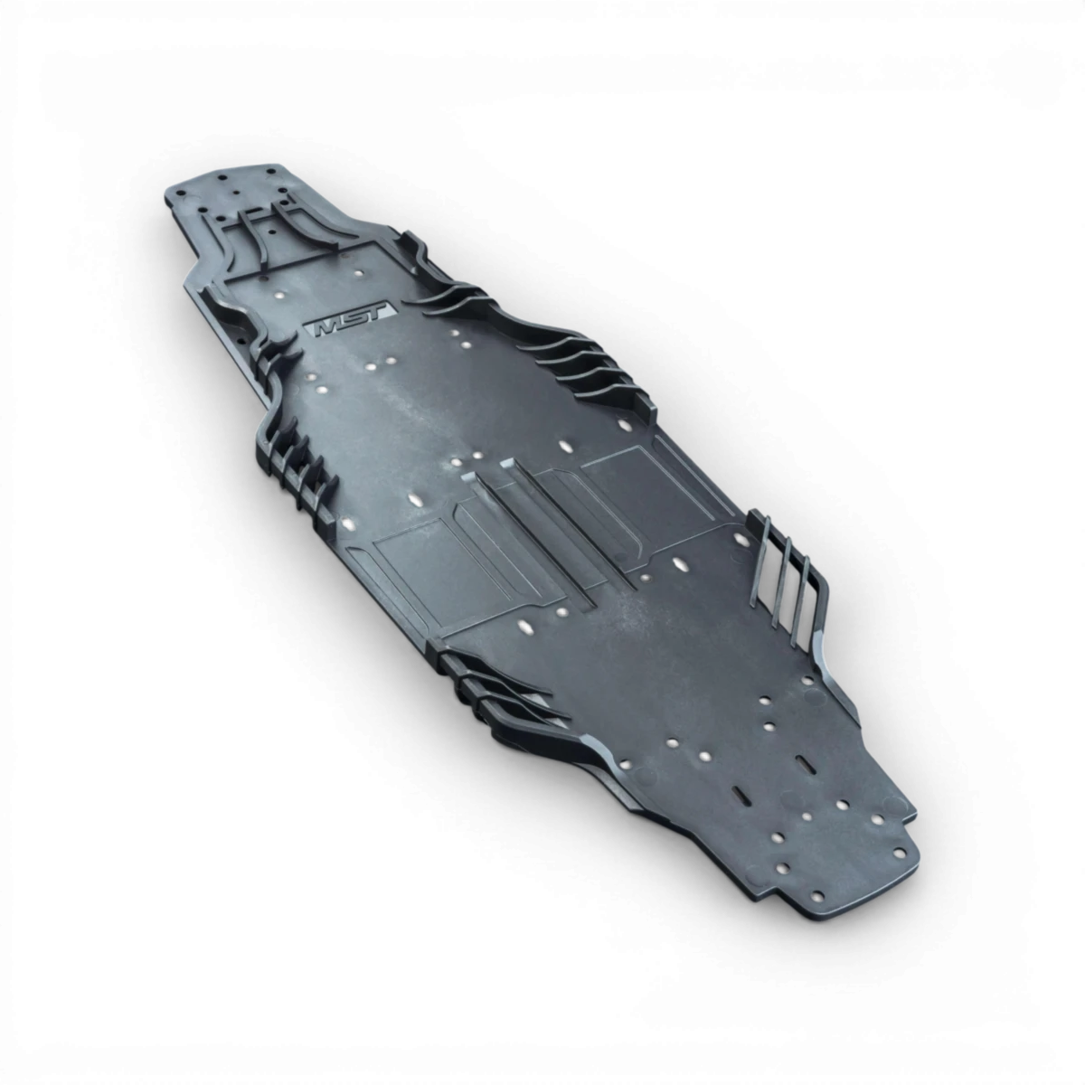 Platine inférieure RMX Max Speed Technology pour pièces détachées, montrant la pièce en détail avec finition métallique.