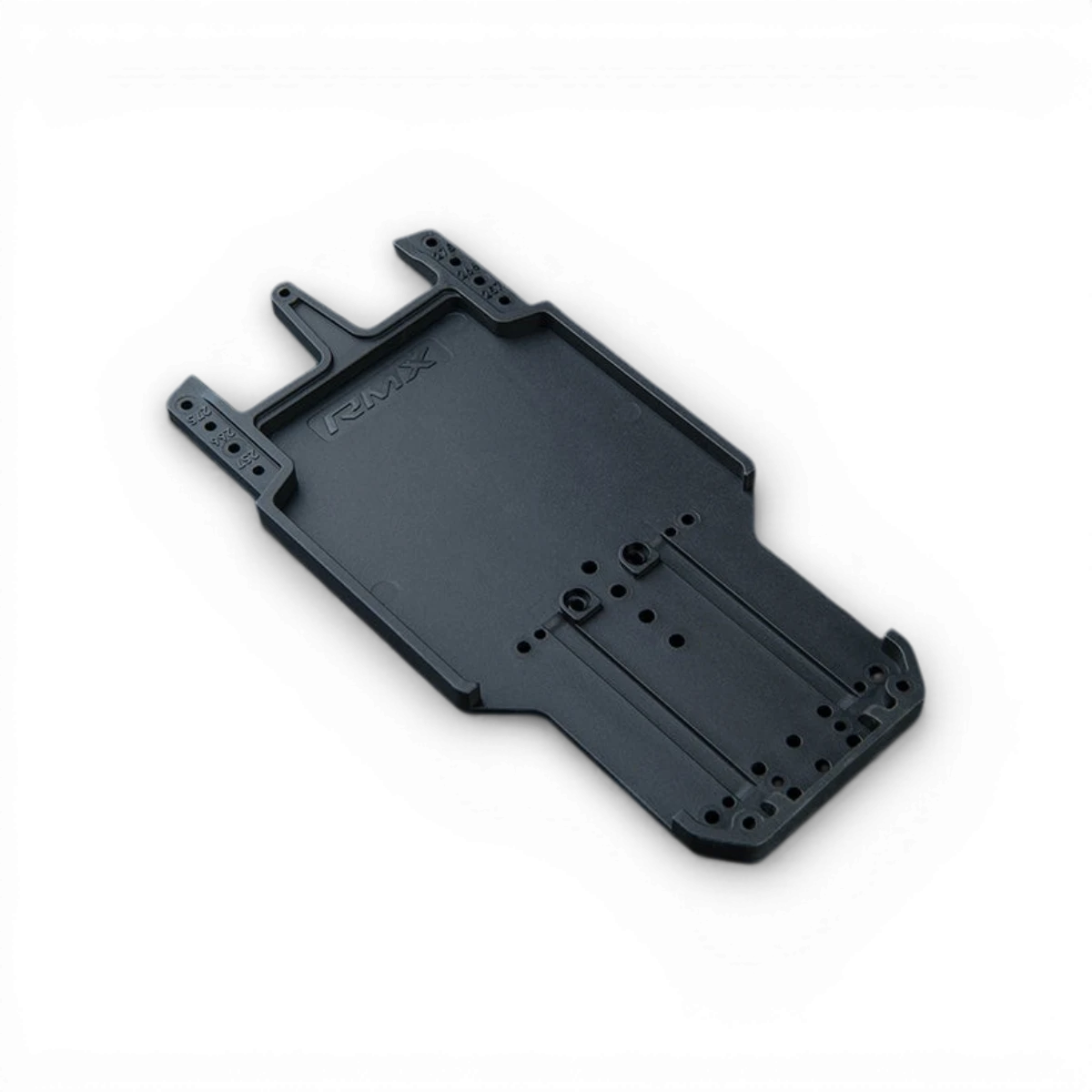 Platine inférieure arrière de pièce détachée Max Speed Technology, vue de face avec détails techniques visibles.