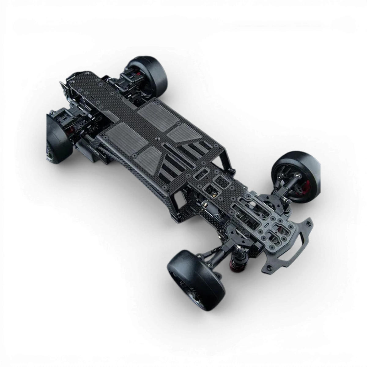 Platine inférieure en carbone pour FRX, pièce détachée de la marque Max Speed Technology, visible en détail dans l'image.