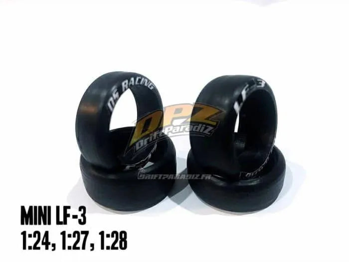 MiniZ LF-3 Tires - 11mm wide (4pcs) - DS Racing - DriftParadiZ