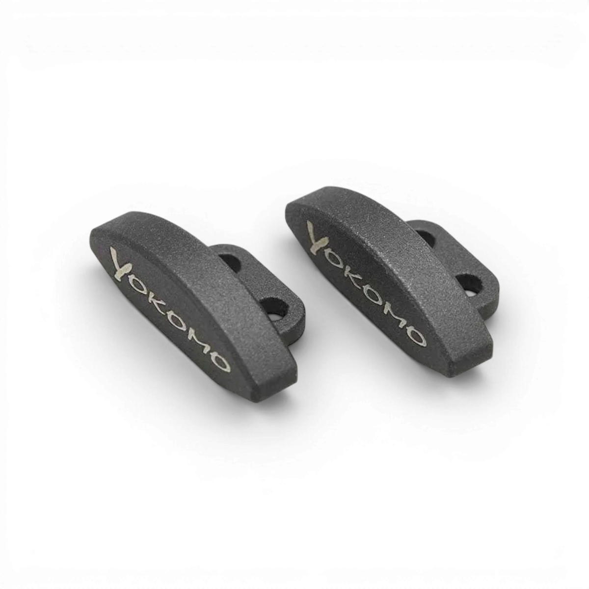 Poids pour fusées arrière YD2 high traction, pièces détachées de Team Yokomo pour voitures RC, en plastique noir.