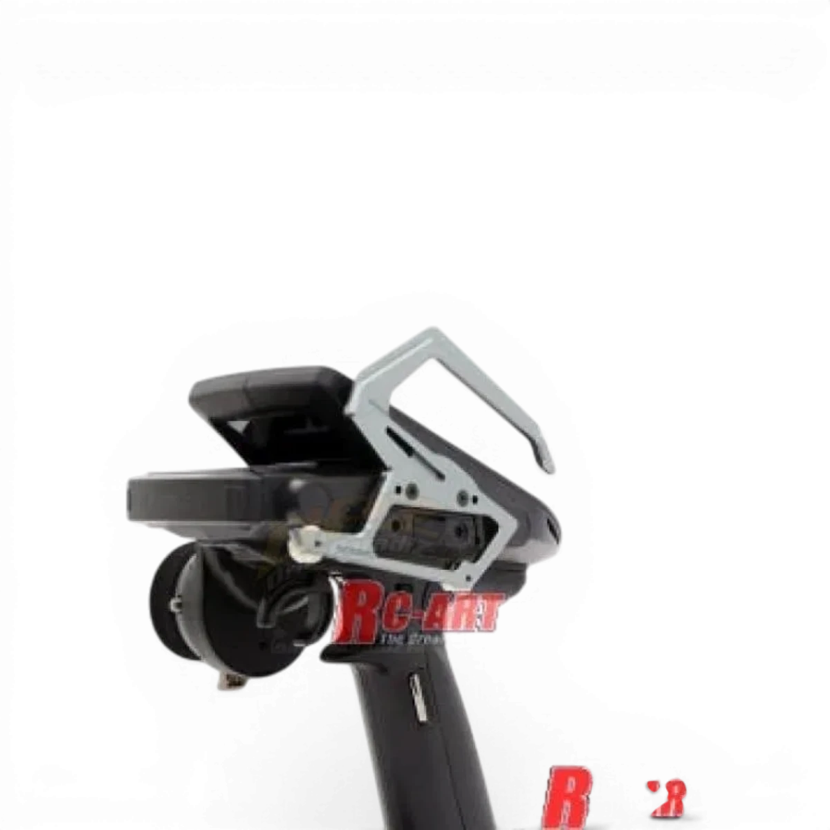 Poignée en aluminium noire de 7 px pour customisation, par Rc Art, visible avec finition élégante et design moderne.