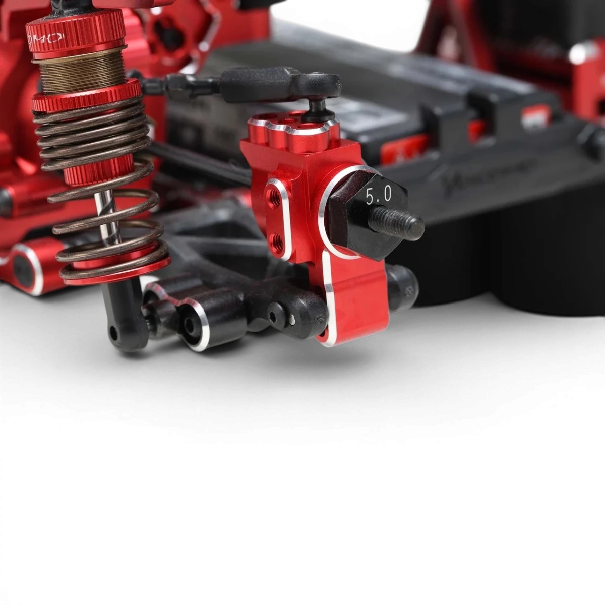 Porte-moyeux arrière en aluminium pour voiture RC Team Yokomo, pièce robuste et légère pour modèle de radiocommande.