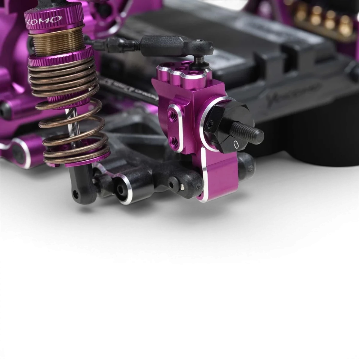 Porte-moyeux arrière en aluminium pour voiture RC, modèle RD-415ARR, de la marque Team Yokomo.