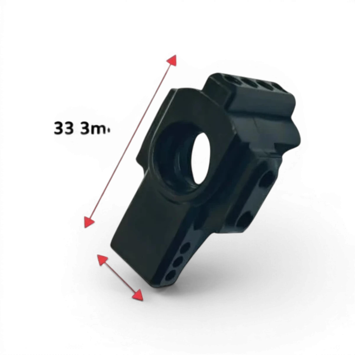 Porte-moyeux arrière haute performance en Delrin pour voiture RC Drift de la marque Topline, solide et léger.
