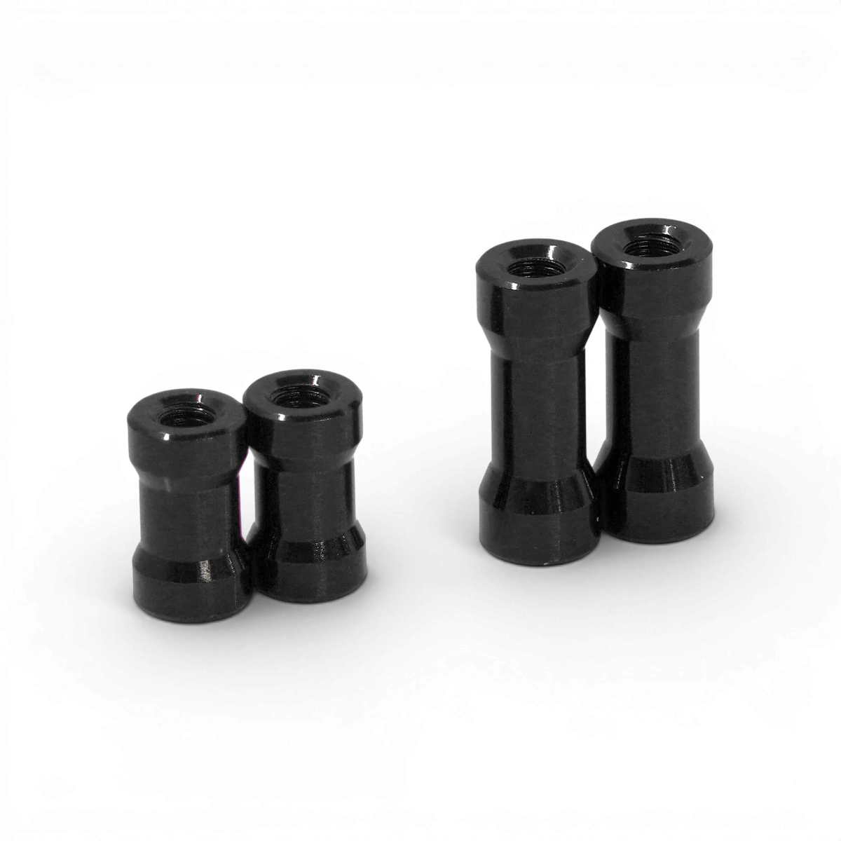 Poteau en aluminium noir Wrap-UP Next M3, robuste et élégant pour installation extérieure ou intérieure.
