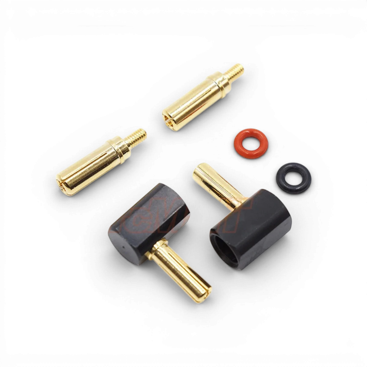 Prises batterie en L Yeah Racing, 4mm/5mm, pour électronique, connecteurs pour batteries de voiture RC.