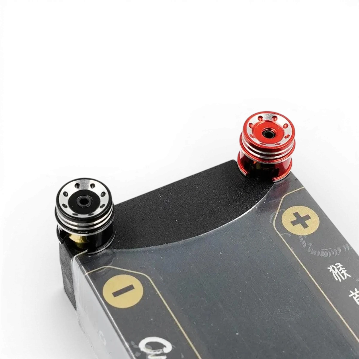 Prises batterie 5mm + dissipateurs Bleu - Yeah racing - DriftParadiZ