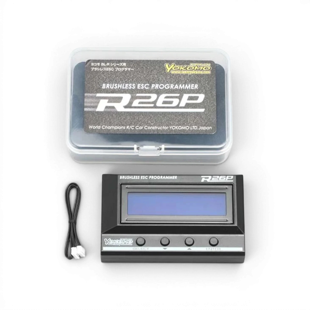Programmateur dédié RPX4 de Team Yokomo, appareil électronique pour la gestion des réglages de course.