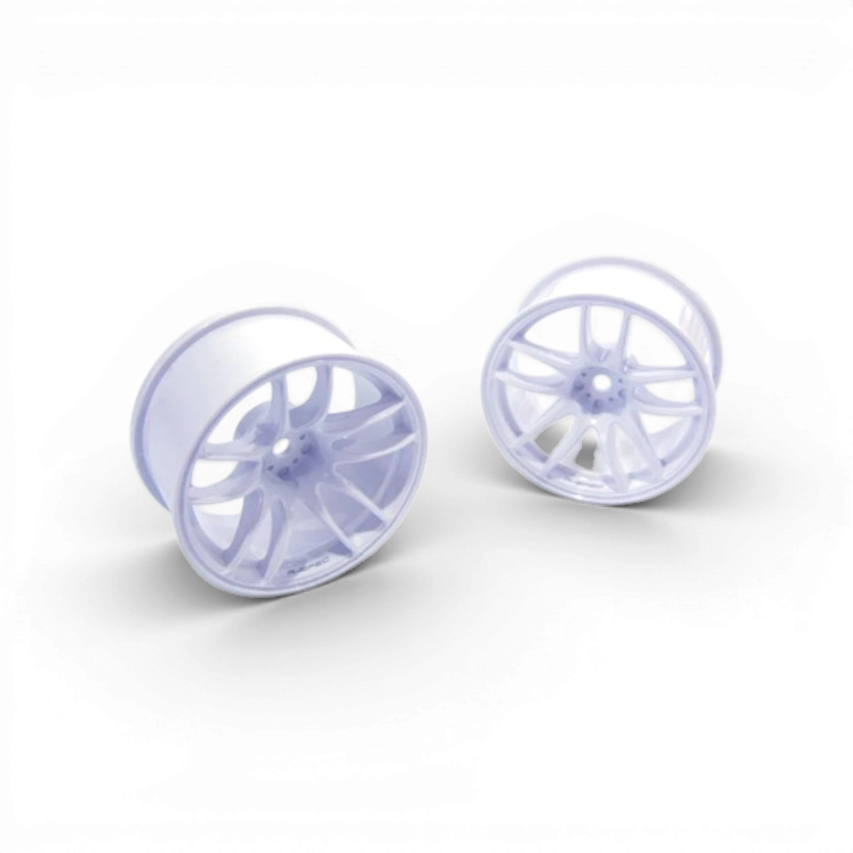 Roues Overdose R-SPEC WORK EMOTION CR Kiwami OFF+7 blanches, design élégant pour voitures sport.