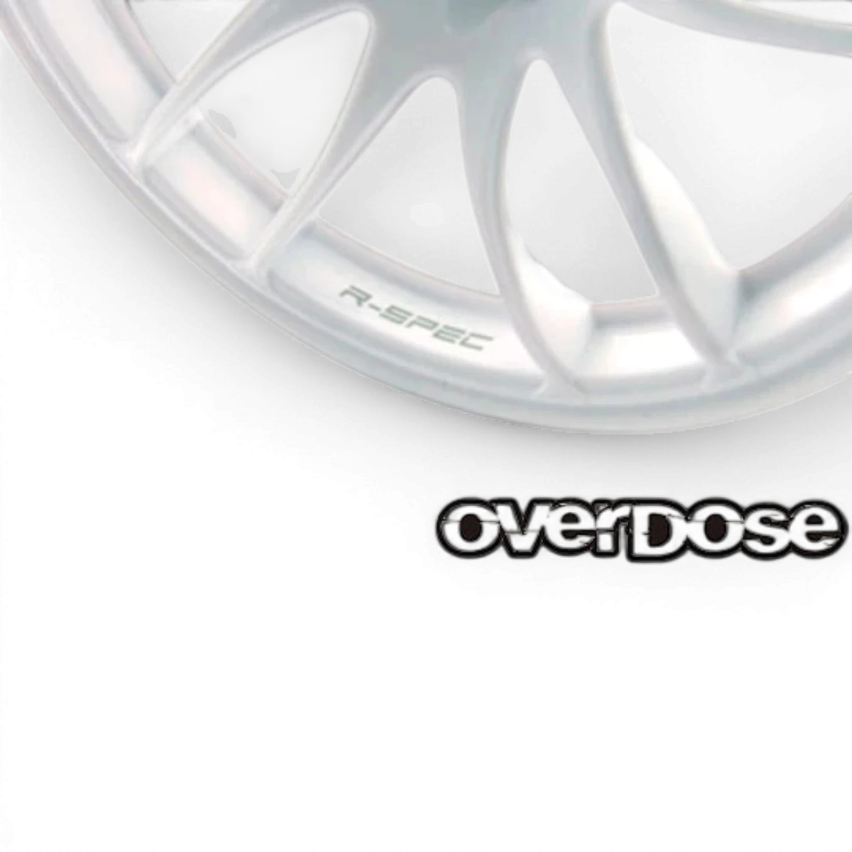 Roues Overdose R-SPEC WORK EMOTION CR Kiwami OFF+7 blanches, jantes en alliage légères pour voitures sportives.