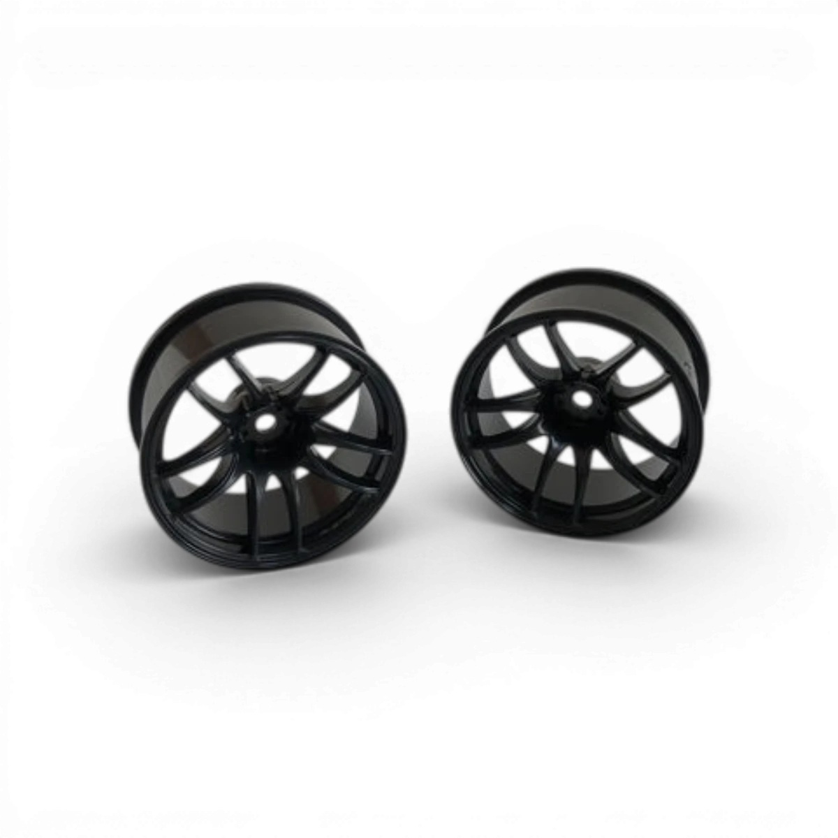 Roues Overdose R-SPEC WORK EMOTION CR Kiwami OFF+7 noires, design sportif, finition noire, pour voitures haute performance.