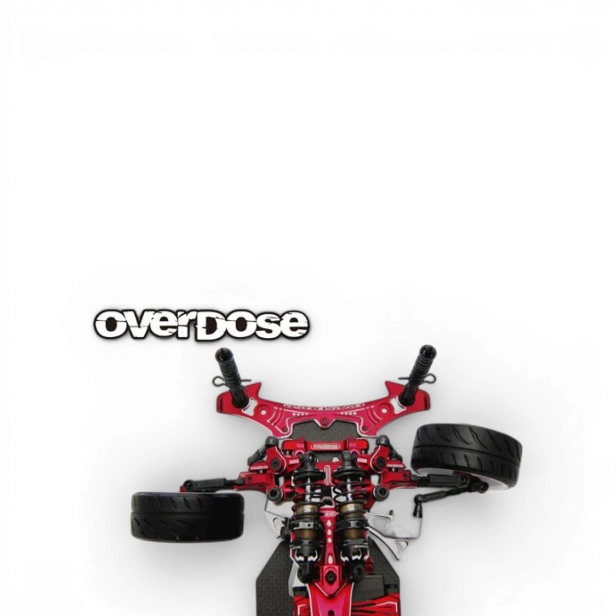 Pièces détachées Overdose, rack de direction en glissière aluminium Type-3, violet, pour réparation de vélo.