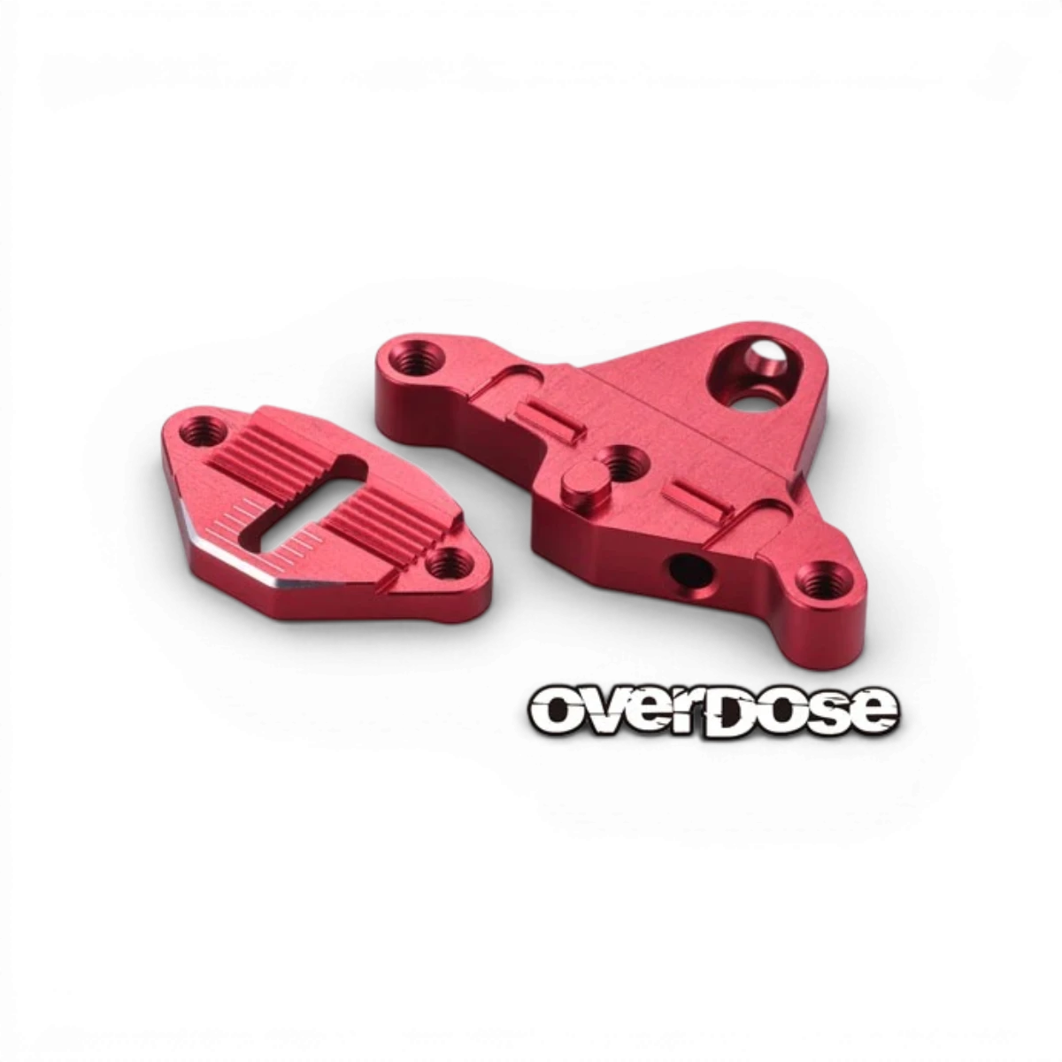 Pièce détachée Overdose, rack de direction glissière en aluminium Type-3, violet, pour vélo ou moto.