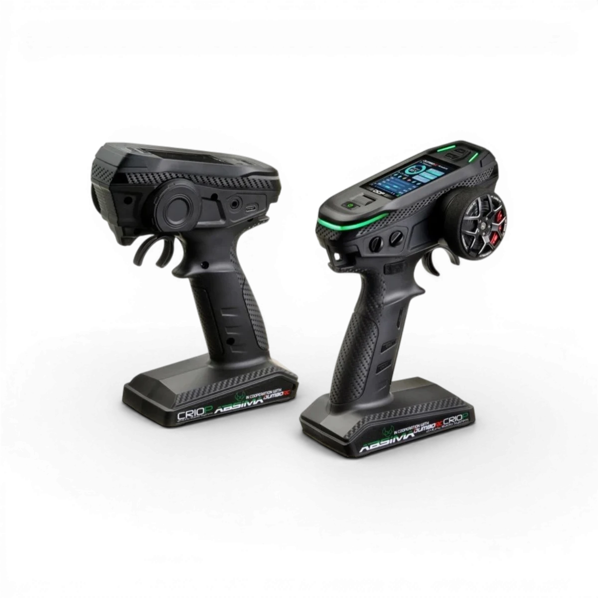Radio 10 voies Absima CR10P 2.4GHz avec récepteur, dispositif électronique pour contrôle à distance.