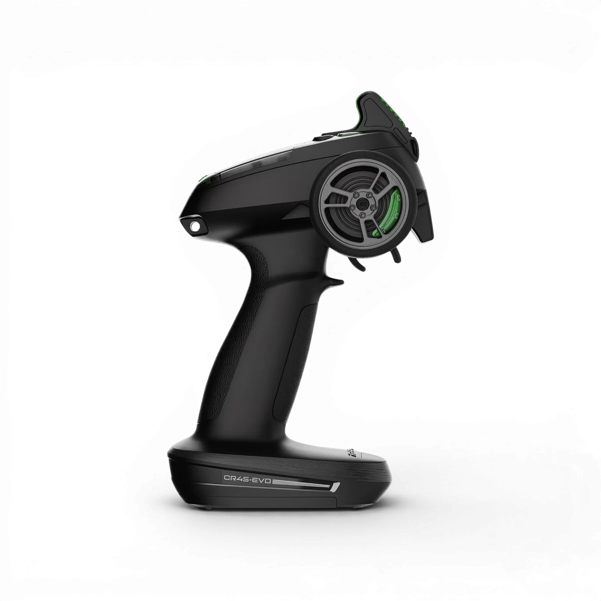 Radio 4 voies CR4S-EVO avec récepteur étanche R6WP Absima, électronique pour radiocommande RC, vue de face.