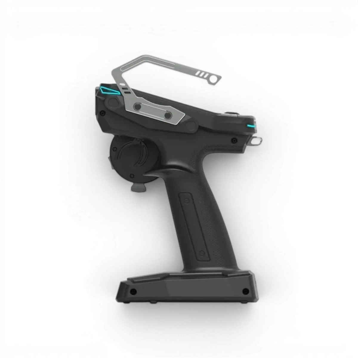 Radio FS-G11P Exclusive Absima Flysky, télécommande électronique avec écran et boutons, vue frontale sur fond blanc.