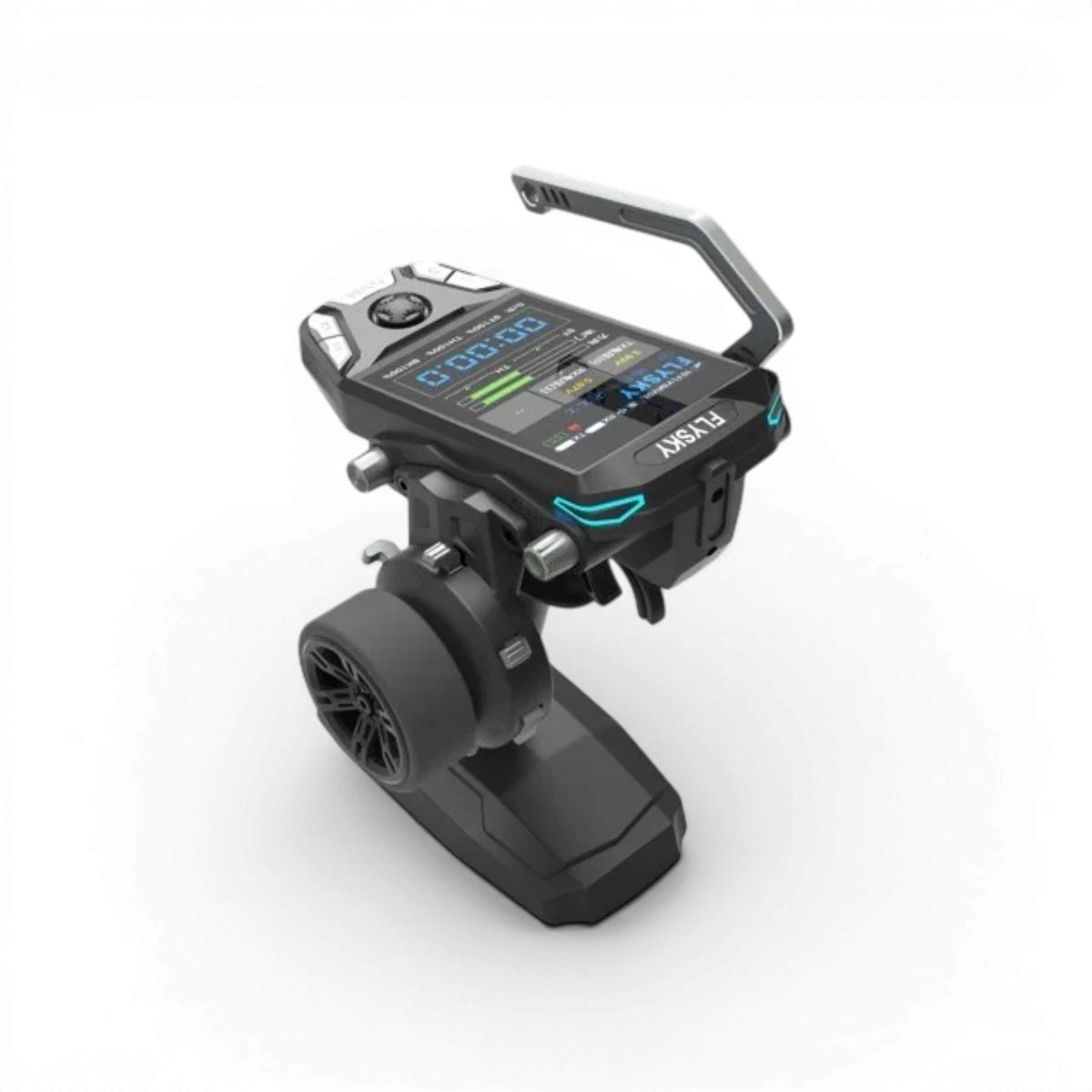 Radio FS-G11P Exclusive Absima Flysky, télécommande électronique avec écran et commandes pour modèles RC.