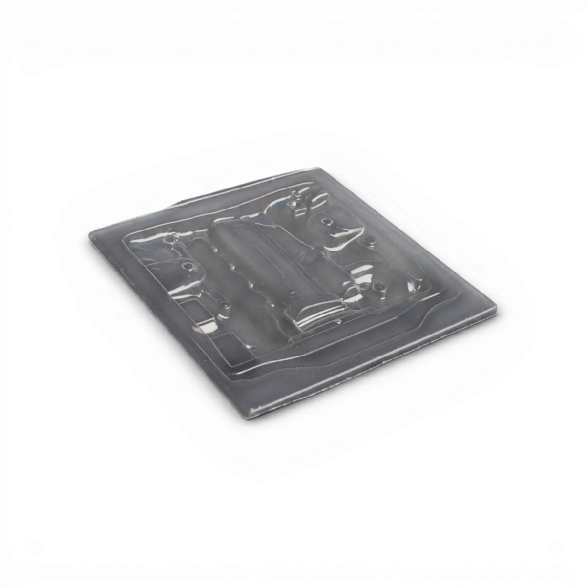Baie moteur RB26 pour carrosserie de voiture RC Aplastics RC, pièce en plastique robuste, vue de face avec détails du moteur.