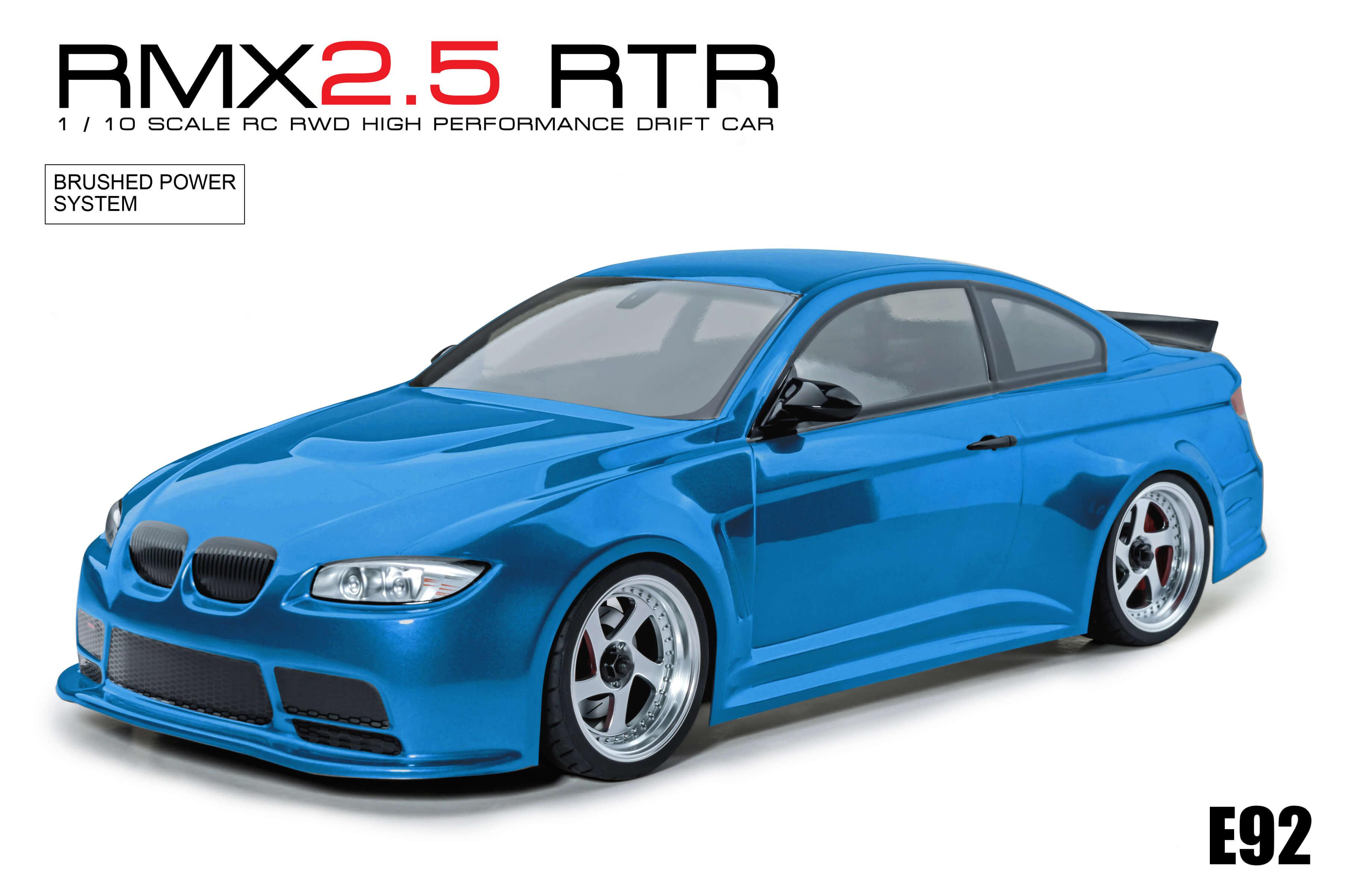 Rc drift - RMX 2.5 RTR BMW e92 Bleu light - MST – DriftParadiZ